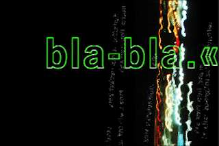 campaign draft for stiftung lesen gif of the bla-bla poster for stiftung lesen