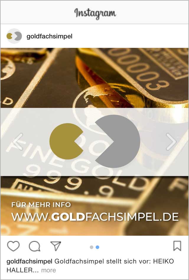instagram post for goldfachsimpel precious metal traders and consultants goldfachsimpel precious metal traders and consultants, edelsteine, Edelmetalle, gemstones, gold, silver, rich, investment, Cornelius Butz, Heiko haller, Münzhandel haller, münzen, coins